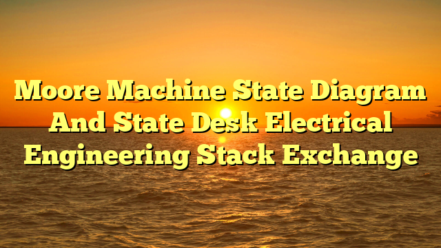 Moore Machine State Diagram And State Desk Electrical Engineering Stack Exchange